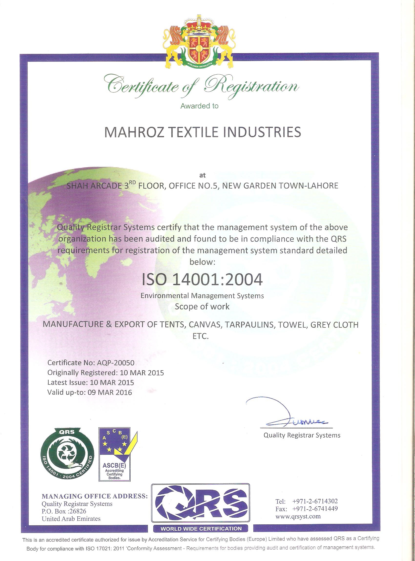 ISO 4001